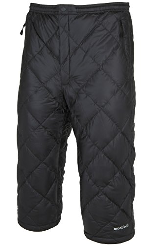mont-bell ダウンパンツ スペリオダウン ニーロングパンツ S ダウンウェアの新潮流！ 丈の長さが特徴的な防寒具、モンベル